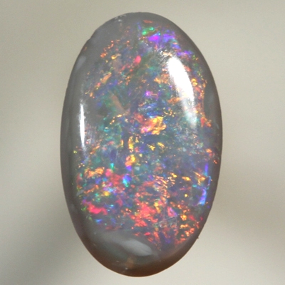 SOLID SEMI BLACK OPAL Bright sparkling golden fire